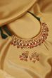 Gold-Plated Brass Traditional Necklace Set image number 2