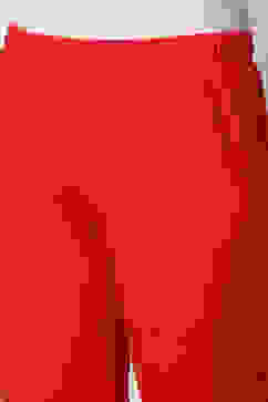 Red Cotton Anarkali Kurta Churidar Suit Set image number 2