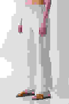 Natural Cotton Blend Straight Pants image number 2