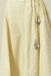 Cream & Grey Printed Straight Kurta Sharara Suit Set image number 2