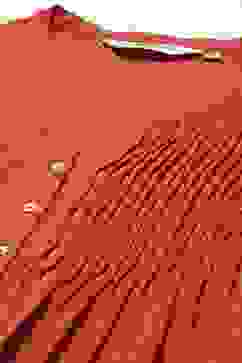 Rust Yarndyed Cotton Straight Kurta Slim Pants Suit Set image number 1