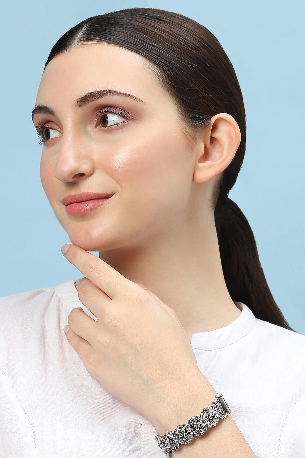 White Brass Bangles image number 3