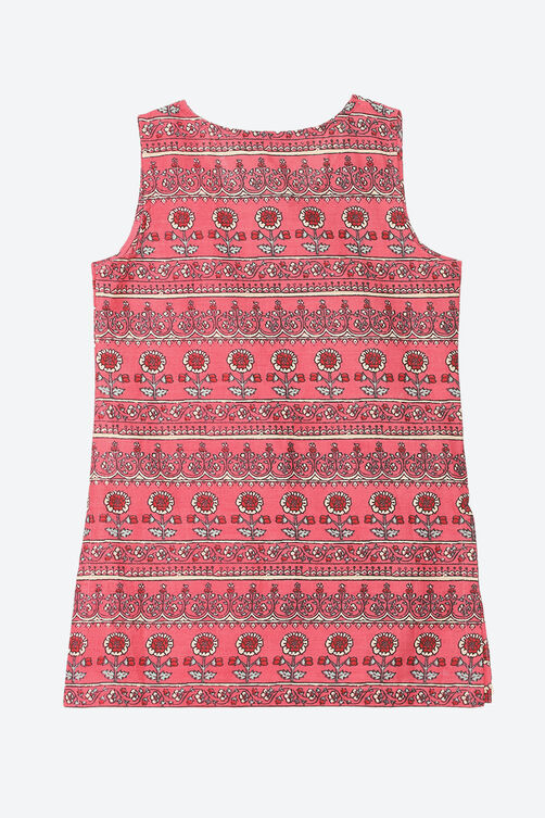 Pink Cotton Printed Top image number 2