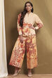 Cream Cotton Printed Co-ord Set image number 6