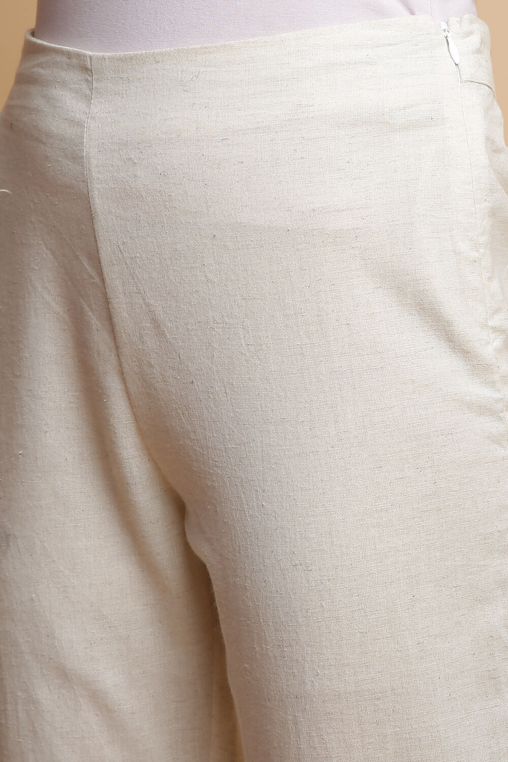 Blue Cotton Blend Straight Kurta Pants Suit Set image number 2