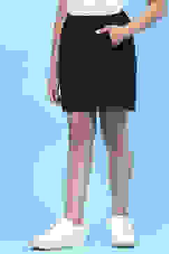 Black Cotton Shorts image number 2