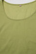 Off White And Green Chikankari Printed Kurta image number 2