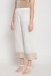 Off White Art Silk Palazzo image number 2