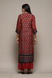 Rust Viscose Silk Hand Embroidered Unstitched Suit Set