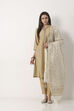 White Art Silk Dupatta image number 0