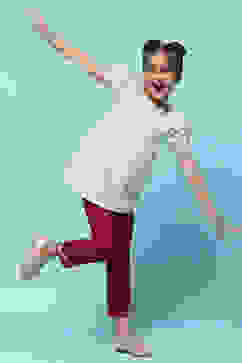 Maroon Cotton Lycra Regular Fit Capri image number 0