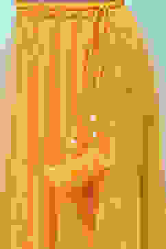 Yellow Poly Chanderi Printed Tasseled Lehenga Set image number 2