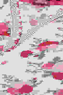 White Cotton Floral Printed Kurta and Palazzo Suit Set image number 1