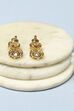 Gold Kundan Festive Drop & Danglers image number 2