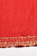 Red Cotton Anarkali Suit image number 2