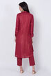 Rust Lurex Three Piece Set image number 5