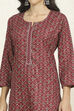 Blue Cotton Printed Unstitched Suit Set image number 2