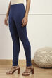 Camel Cotton Blend Solid Churidar image number 2