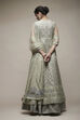 Mint Nylon Anarkali Lehenga Set image number 2