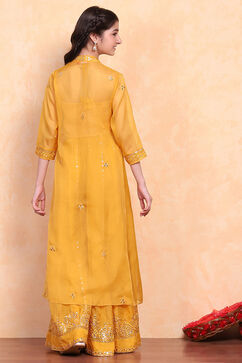 Yellow Polyester Set image number 5