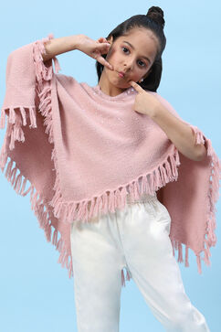 Pink Nylon Yarndyed Top image number 0