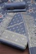 Light Green Cotton Printed Embroidered Unstitched Suit Set image number 0