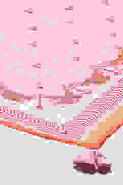 Dry Rose Cotton Blend Layered Kurta Pants Suit Set image number 4