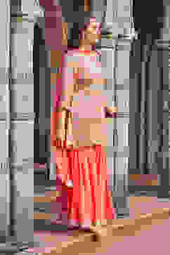 Pink Polyester Straight Suit Set image number 6