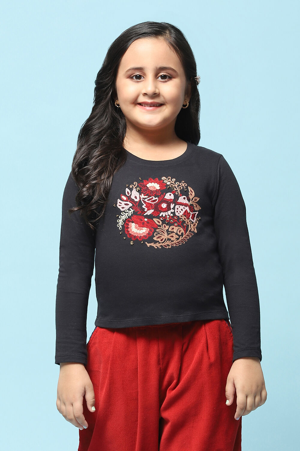 Peach Cotton Straight Top image number 5