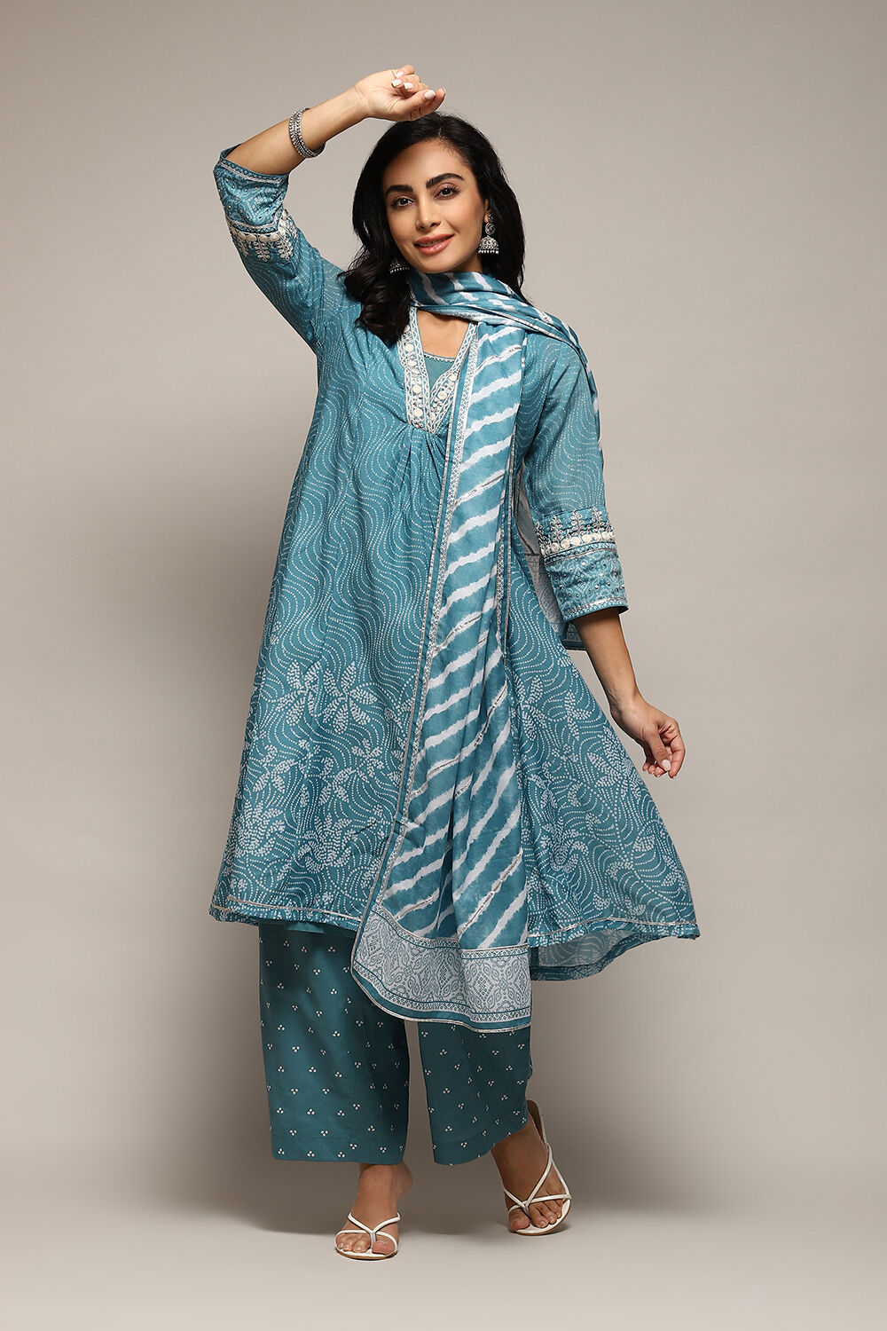 Biba kurta cheap palazzo set