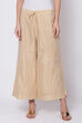 Beige Poly Cotton Palazzo image number 0