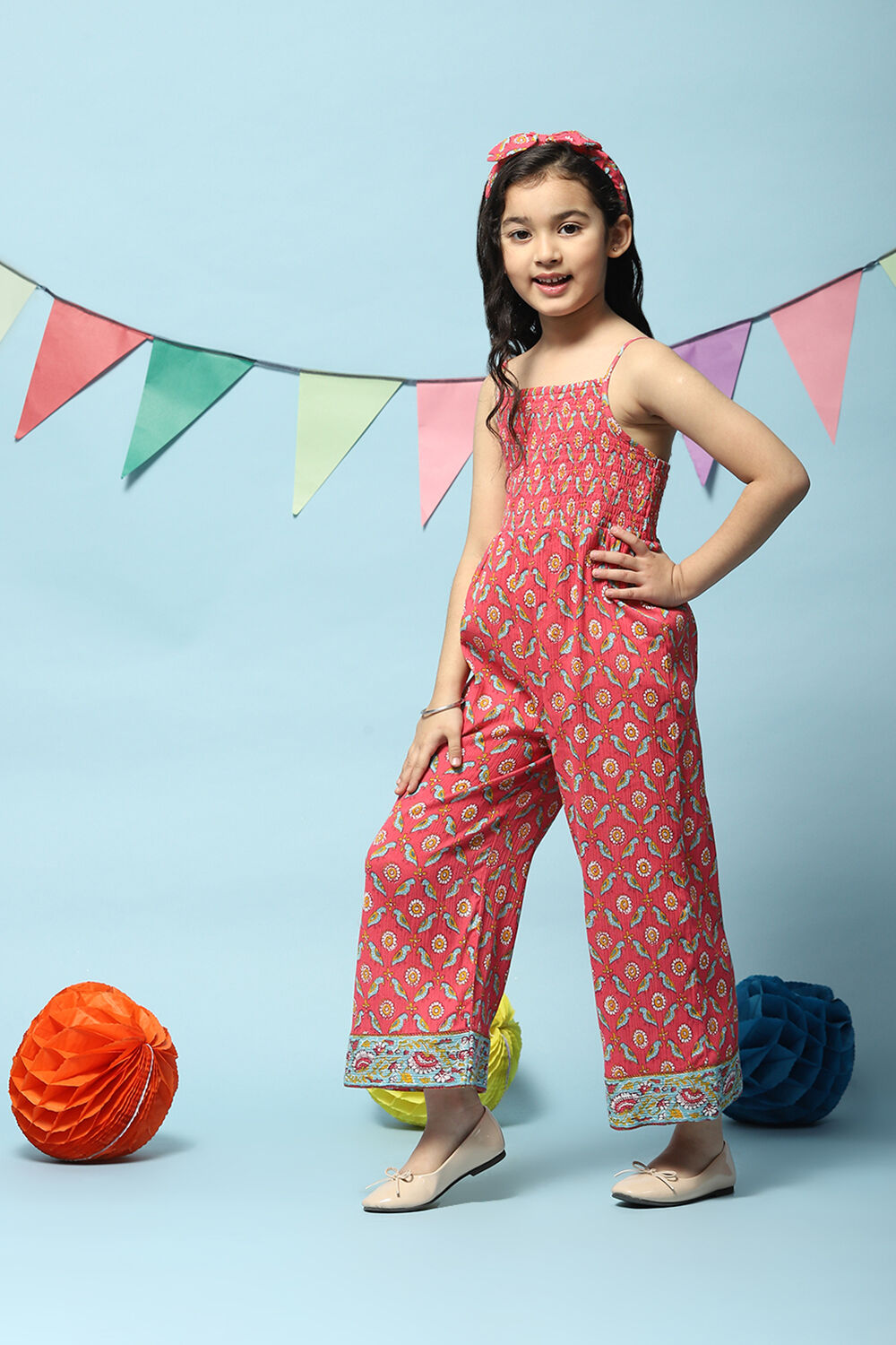 Pink Cotton & Jumpsuit