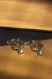 Multicolour Brass Stone Studded Drop Earrings image number 2