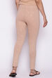 Beige Cotton Leggings image number 5