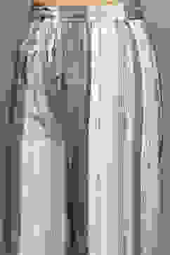 White & Blue Cotton Straight Yarndyed 3 Piece Set image number 2