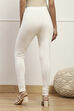 Camel Cotton Blend Solid Churidar image number 5