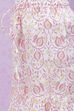 Red Art Silk Straight Top image number 5