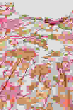 Off White & Red Rayon Printed Sleepwear image number 1