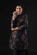 Rohit Bal Black Cotton Silk Straight Printed Kurta Set image number 1