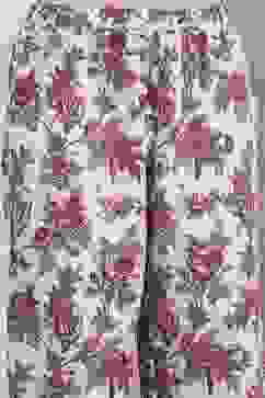 Grey-Red Cotton Anarkali Printed Suit Set image number 2