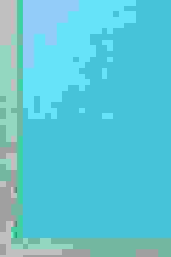 Turquoise Printed Cotton Straight Suit Set image number 3