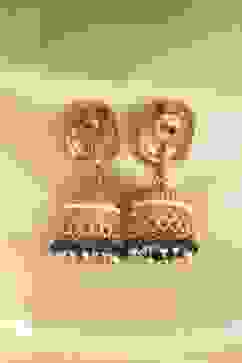 Red Alloy Jhumka image number 2