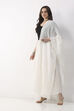 White Cotton Textured Solid Dupatta image number 1