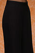 Black Polyester Embroidered Sharara Suit Set image number 1
