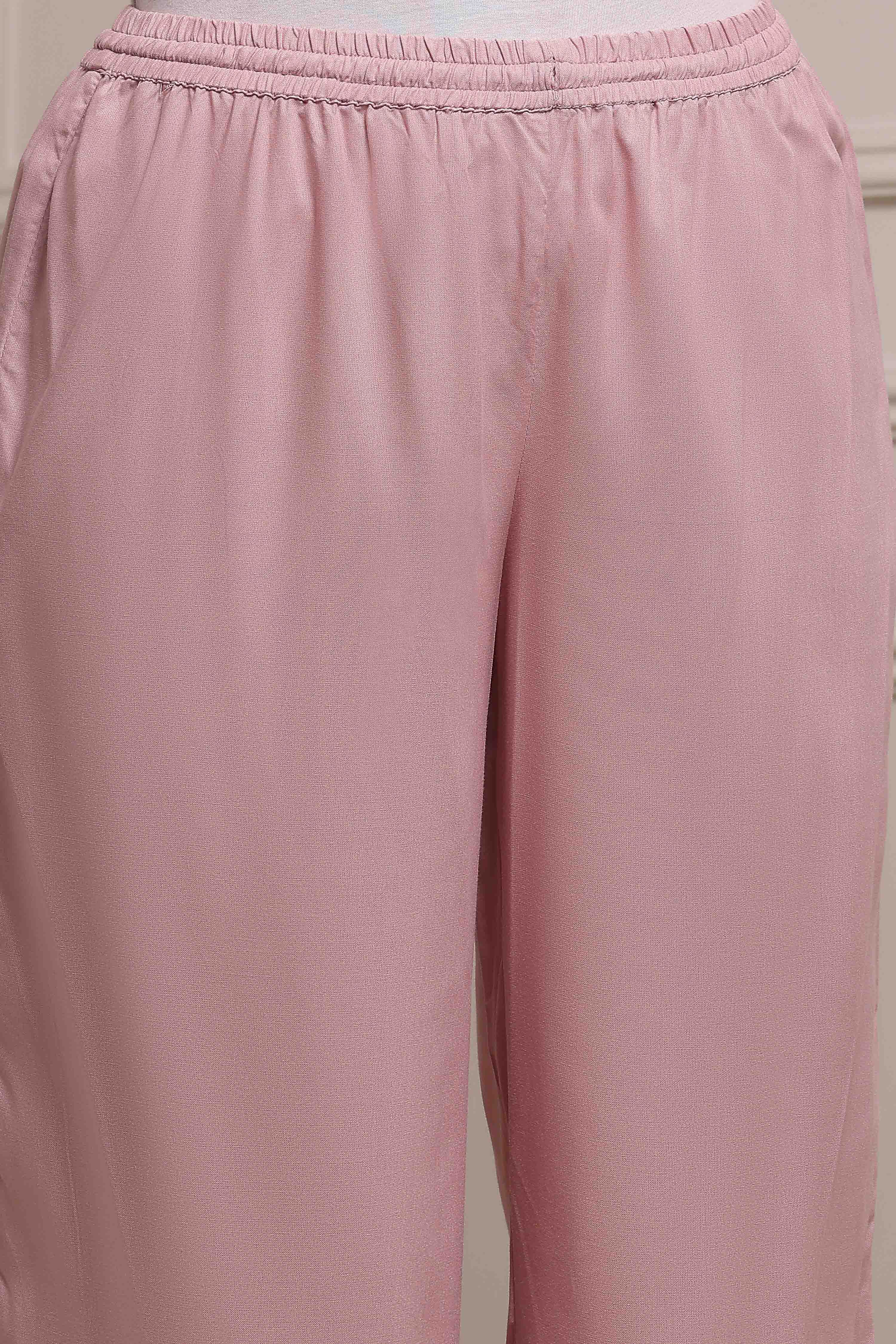 Light Green Art Silk Embroidered Straight Suit Set image number 2