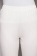 Black Cotton Blend Solid Churidar image number 4