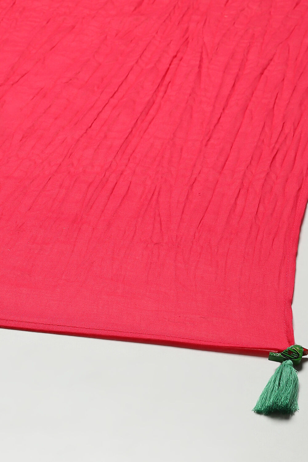 Pink Cotton Straight Printed Kurta Salwar Suit Set image number 3