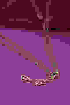 Gold Brass Necklace image number 2