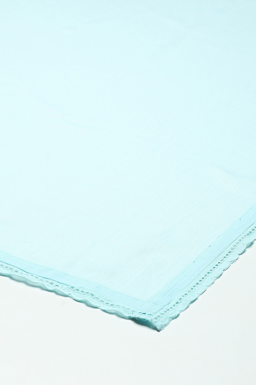 Off White Cotton Anarkali Suit Set image number 3