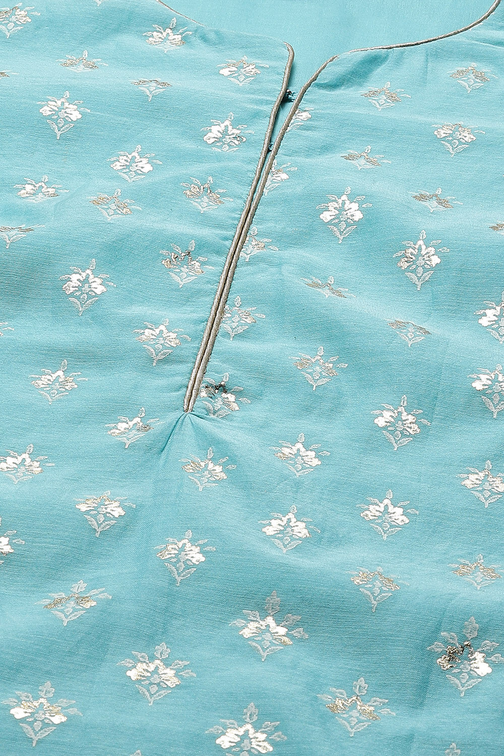 Yellow Art Silk Straight Kurta image number 1